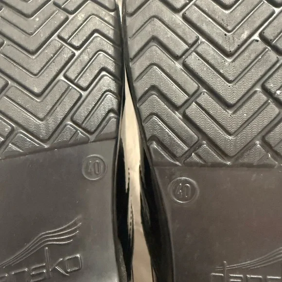 Dansko Professional Black Patent Slip-On Clog - Picture 8 of 10